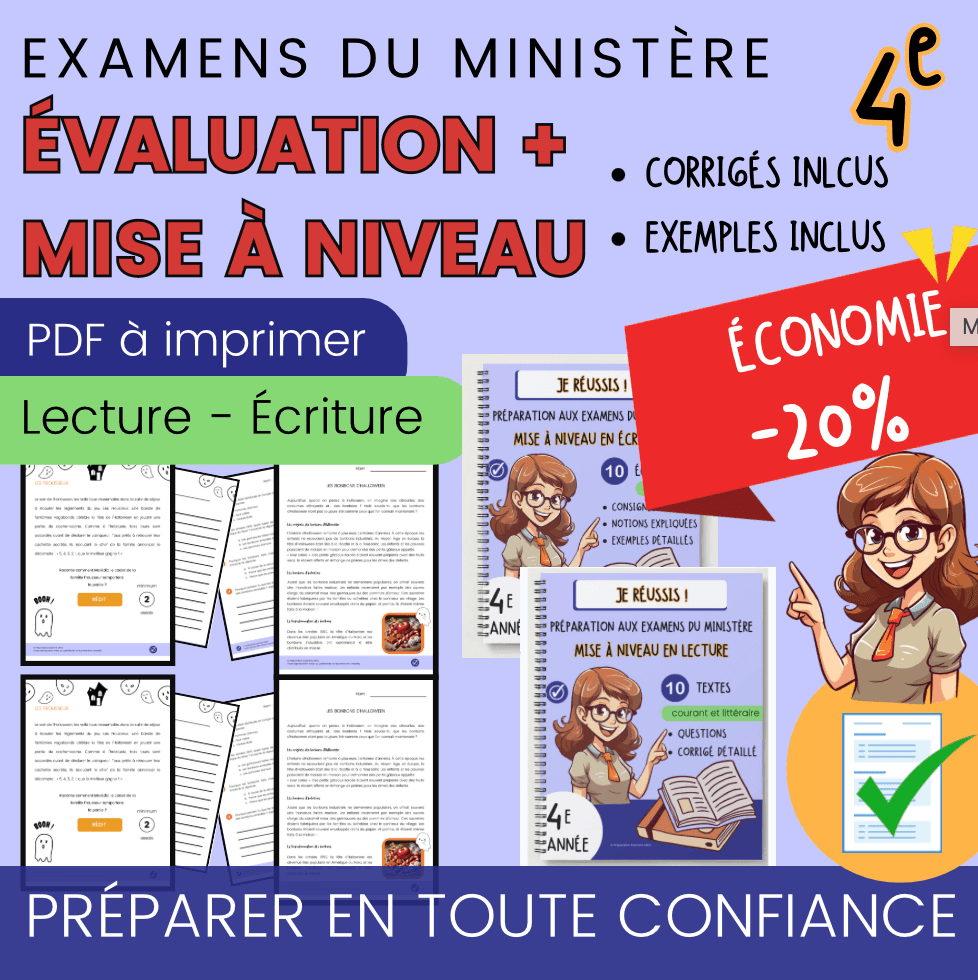 Préparation Épreuves du ministère primaire français